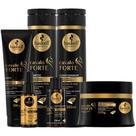Kit Haskell Cavalo Forte Shampoo Xampu Condicionador 300ml Máscara 300g 6 itens Força e Crescimento