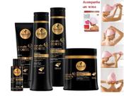 Kit Haskell Cavalo Forte Xampu Sh Cond Másc 500ml/g 5 itens
