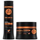 Kit Haskell Encorpa Cabelo Shampoo Engrossador 300ml Máscara Tratamento 300g