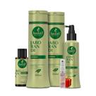 Kit Haskell Jaborandi Shampoo Condic. 300ml 4 Itens Completo + Presente Lourre 15ml