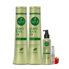 Kit Haskell Jaborandi Shampoo + Condicionador 500ml + Tonico 120 ML + Presente Lourre 15ml