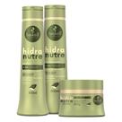 Kit Haskell Linha Hidranutre Hidratação e Nutrição Completa para Todos os Tipos de Cabelo (3 itens)