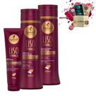 Kit Haskell Liso Com Força Sh Cond 300ml Finalizador 150ml