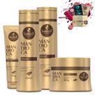 Kit Haskell Mandioca Sh Cond Mascara 300g + Leave-in