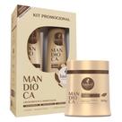 Kit Haskell Mandioca Shampoo 500ml + Condicionador 500ml + Máscara de Tratamento 500g