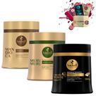 Kit Haskell Mascaras Cavalo Forte Mandioca Murumuru 500g