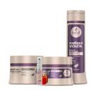 Kit Haskell Matiza + Shampooo Máscara 300ml 3 Itens Completo + Presente Lourre 15ml
