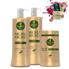 Kit Haskell Murumuru Shampoo Condicionador Mascara 1l/1kg