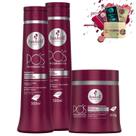 Kit Haskell Pós Progressiva Sh Condicionador Mascara 500g