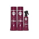 Kit haskell pos progressiva shampoo, cond e fluido 300ml