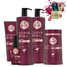 Kit Haskell Quina Rosa Sh Cond 1L Masc 900g Leave-in Serum