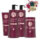 Kit Haskell Quina Rosa Sh Condicionador Mascara 1l Leave-in