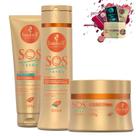Kit Haskell S.O.S Verao Sh Masc 300 Creme Sem Enxague 240g Kit Haskell S.O.S Verao Sh Masc 300 Creme Sem Enxague 240g