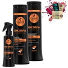 Kit Haskell Shampoo Condicionador Encorpa 300ml + Fluido