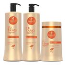 Kit Haskell Tutano Shampoo 1 Litro 1 Condicionador 1 Litro 1 Mascara 900ML
