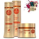 Kit Haskell Tutano Shampoo Condicionador Mascara 300g