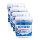 Kit Hastes Flexíveis Cotonetes Pote 600 Unidades