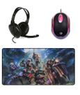 Kit Headset/ Mouse/ Mousepad Gamer
