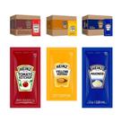 Kit Heinz 3 Caixas Sachês de Ketchup, Maionese e Mostarda