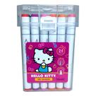 Kit Hello Kitty 24 Cores Art Marker - Canetas de Ponta Dupla