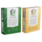 Kit Henna Composta Herbal e Cassia Obovata, Casa da India, Coloração Ruivo Laranjinha + leve pigmentação Louro Dourado