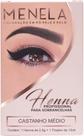 Kit Henna Para Sobrancelhas Menela 2,5g Castanho Médio