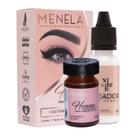 Kit Henna para Sobrancelhas Menela - Castanho Claro