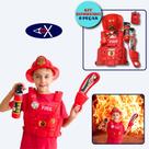 Kit Heróis da Vida Real Policial Soldado ou Bombeiro Brinquedo infantil