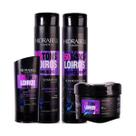 Kit Hidrabel 50 Tons de Loiros - Sh + Cond. + Masc. + Leave