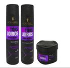 Kit Hidrabell 50 Tons de Loiro Sh+ Cond + Mascara 450g