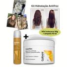 Kit Hidratação Antifrizz Mini Máscara 30g + Ampola Reconstrutora 15 ml Gaboni