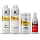 Kit Hidratação Spa Dos Cachos tratamento profissional 4 itens