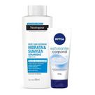 KIt Hidratante Body Intense Hidrata&Suaviza 400ml Neutrogena + Esfoliante Banho Nívea 200g