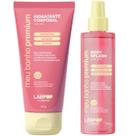 Kit Hidratante Corporal e Body Splash Belle Pink Promove Elasticidade Firmeza Colageno Efeito Brilho