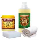 Kit Hidratante De Couro Jr: Óleo De Amêndoas + Cera Jr