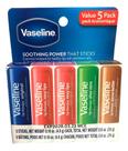 Kit Hidratante Labial, Lip Therapy Stick, 5 Unidades, Vaseline Kit Hidratante Labial, Lip Therapy Stick, 5 Unidades, Vaseline
