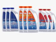 Kit HIDROAZUL tratamento Piscinas Liquido Algicida Manutenção 3L Floc Plus 3em1 3L Algicida Choque 3L