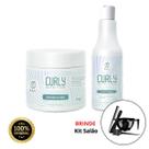 Kit Hidróxido Relaxamento para Cachos 500g e Guanidina Líquido Ativador 300ml e Kit Cumbuca