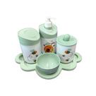 Kit Higiene Abelhinha II Baby C/bandeja Nuvem E Quadrada Mdf