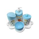 Kit Higiene Abelhinha III Baby C/bandeja Nuvem E Quadrada Mdf
