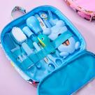 Kit Higiene Azul Bebê Bolsa Termômetro Digital Cortador Unha Kit Higiene Azul Bebê Bolsa Termômetro Digital Cortador Unha