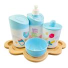 Kit Higiene Baby Menino e Menino c/bandeja em MDF