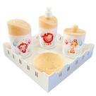 Kit Higiene Baby Safari Menino e Menina c/bandeja em MDF Kit Higiene Baby Safari Menino e Menina c/bandeja em MDF