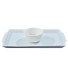 Kit higiene bebê 2 peças, bandeja e molhadeira Porcelana "Reposição"