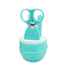 Kit Higiene Bebê 4pçs Tesourinha Cortador De Unhas Infantil