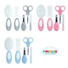 Kit Higiene Bebe 5 Pecas Pente Escova Tesoura Cortador Lixa Pimpolho