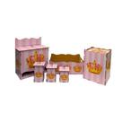 Kit Higiene Bebê 6 Peças em Madeira Mdf Adesivado Kit Higiene Bebê 6 Peças em Madeira Mdf Adesivado