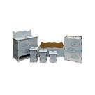 Kit Higiene Bebê 6 Peças em Madeira Mdf Adesivado Kit Higiene Bebê 6 Peças em Madeira Mdf Adesivado