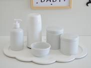 kit Higiene Bebê K029 Infantil Nuvem Termica Completo Potes Multi Uso Moderno Decoração kit Higiene Bebê K029 Infantil Nuvem Termica Completo Potes Multi Uso Moderno Decoração