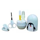Kit Higiene Bebê Manicure Cortador Lixa Tesoura Unha Pinguim Kit Higiene Bebê Manicure Cortador Lixa Tesoura Unha Pinguim